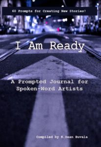 cover of the i am ready journal for spokenword artists and storytellers
