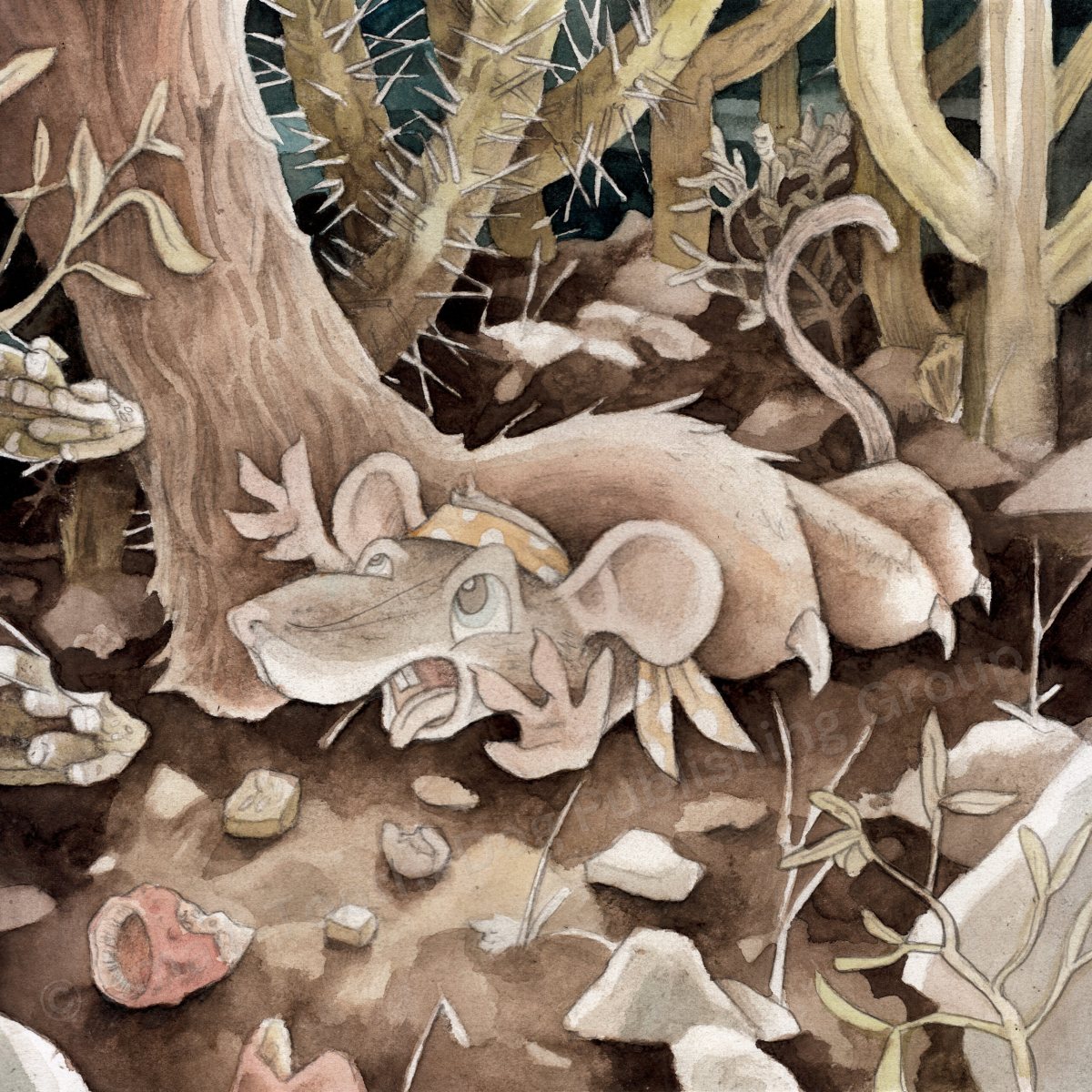 Interior art from Don’t Throw Me in the Cholla Patch, page 2 of the preview